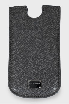 Men's phone case with tag