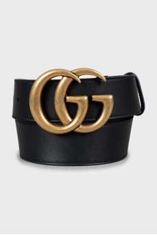 Leather belt GG Marmont