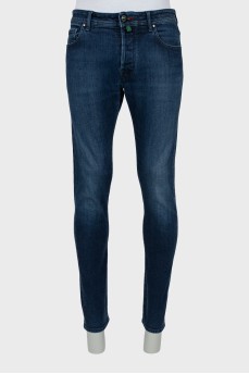 Men's blue slim fit jeans
