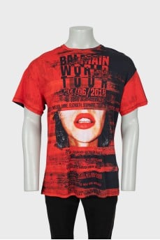 Men's oversized printed T-shirt