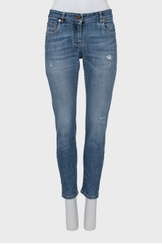 Mid-rise slim fit jeans