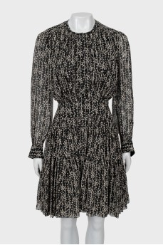 Long sleeve floral dress
