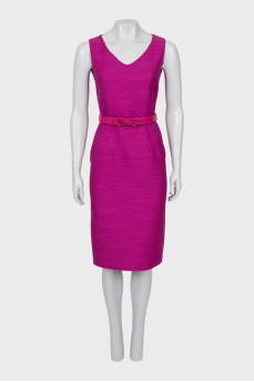 Pink fitted dress