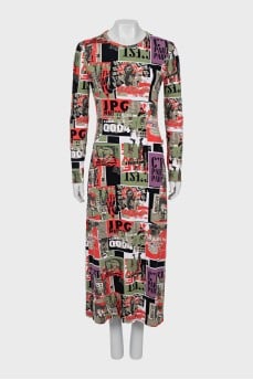 Long sleeve maxi dress