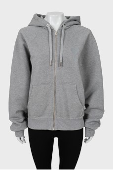Gray oversized sweatshirt