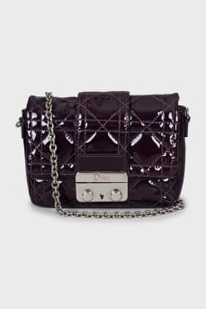 Quilted Patent Leather Mini Bag