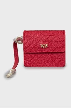 Hanging wallet with tag