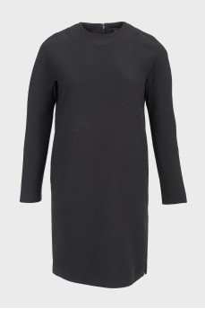 Black dress with zipper