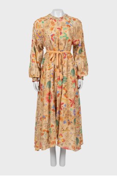 Loose Maxi Dress With Tag