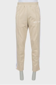 Men's sports pants with stripes