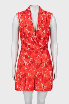 Floral Print Mini Dress