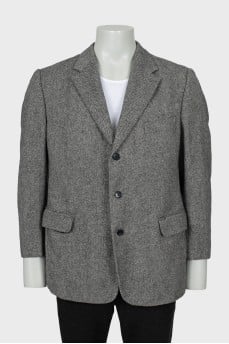Men's Vintage Printed Blazer