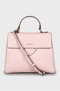 Pink satchel bag