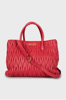 Quilted Leather Tote Bag