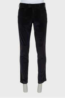 Men's straight cut corduroy trousers