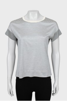 Loose fit striped t-shirt
