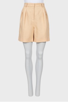 Linen Bermuda Shorts With Tag