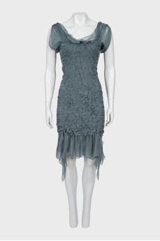 Silk bodycon dress