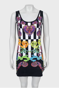 Bodycon dress with print