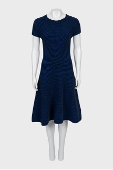 Knitted striped dress
