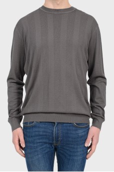 Gray woolen pulver