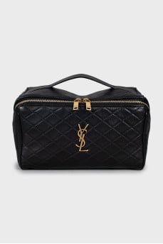 Leather cosmetic bag Gaby