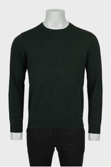 Men's jumper in geometric print