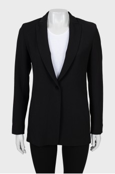 Fitted wool jacket