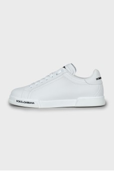 Men's white sneakers