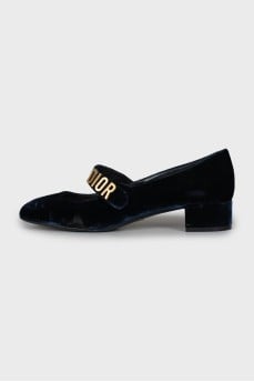 Baby-D Velour Shoes