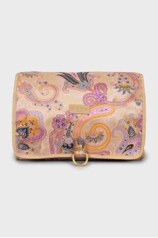 Paisley Print Cosmetic Bag