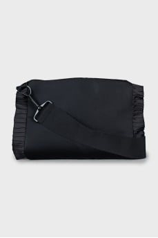 Textile crossbody bag