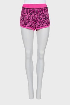Sports shorts with print