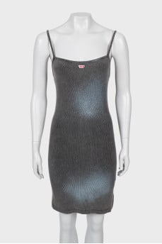 Mini dress with straps with tag