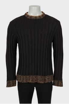 Men's Ribbed Knit Sweater