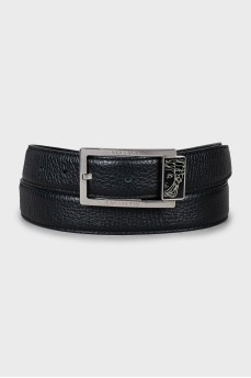 Men's Black Leather Belt