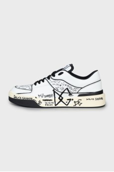 Men's sneakers black and white