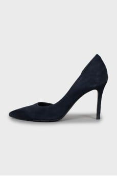 Blue stiletto heels