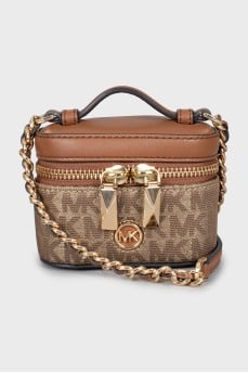 Mini bag in signature print