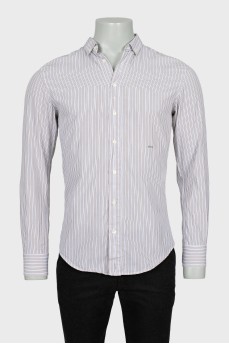 Men's Striped Slim Fit Shirt