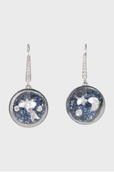 Bulle de Ciel White Gold Earrings
