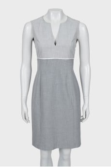 Fitted grey dress