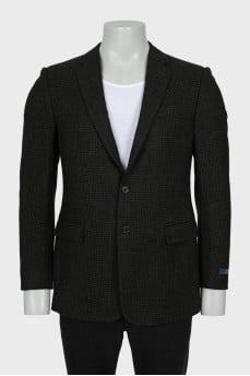 Men's wool jacket with tag