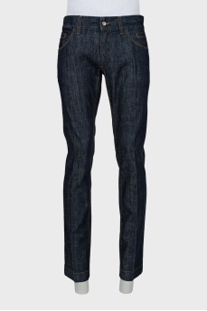 Men's blue jeans with tag