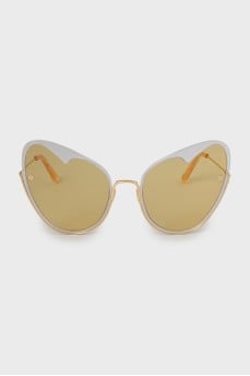 Gold Cat Eye Sunglasses