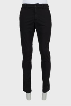 Men's trousers with contrast seam