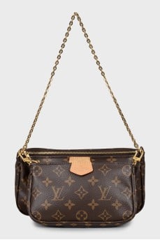 Printed Multi Pochette Accessoires Bag