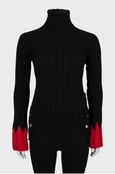 Fitted Ribbed Sweater
