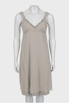 V-neck strappy dress