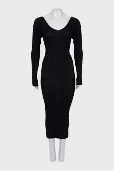 Ribbed Fitted Dress